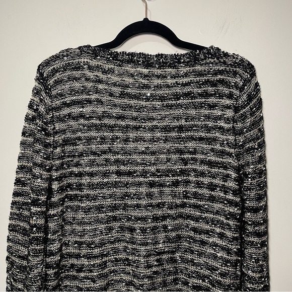 Harley-Davidson Women’s Metallic Black Knit biker grunge casual Sweater Size XL - Picture 7 of 9